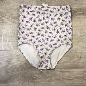 Kortni Jeane size 6 swim bottom and ruffle top